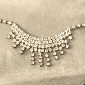 Vintage 1950s Rhinestone/Crystal Necklace